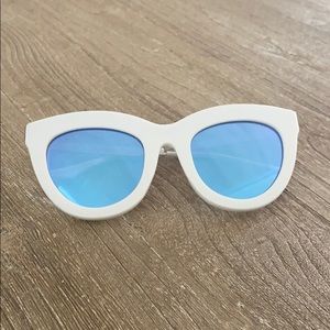 Quay Australia White Sunglasses